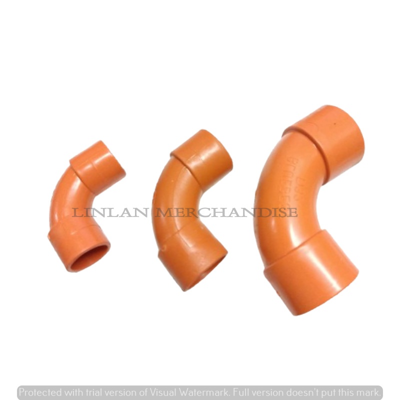 1PCS Orange Electrical Conduit Pipe Mini Short Elbow (1/2, 3/4, 1 ...