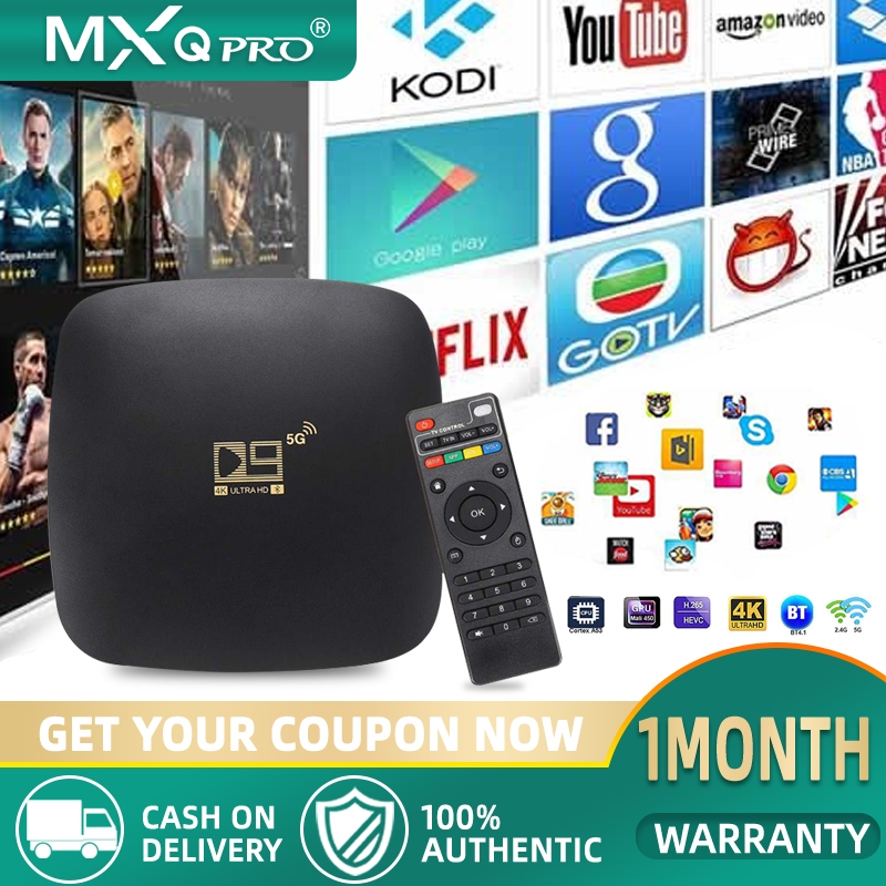 D9-5G 4K Android TV Box 8GB / 128GB