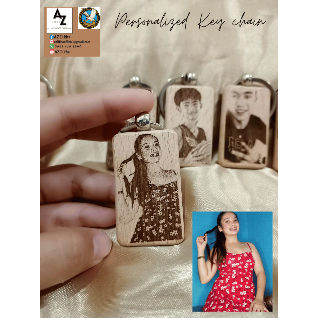 PERSONALIZED KEYCHAIN ( Engraved ) | Shopee Philippines