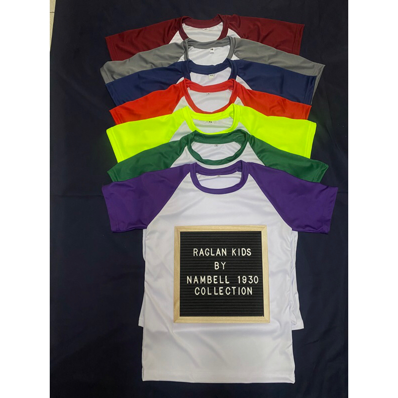 Raglan Kids Drifit Shirt | Shopee Philippines