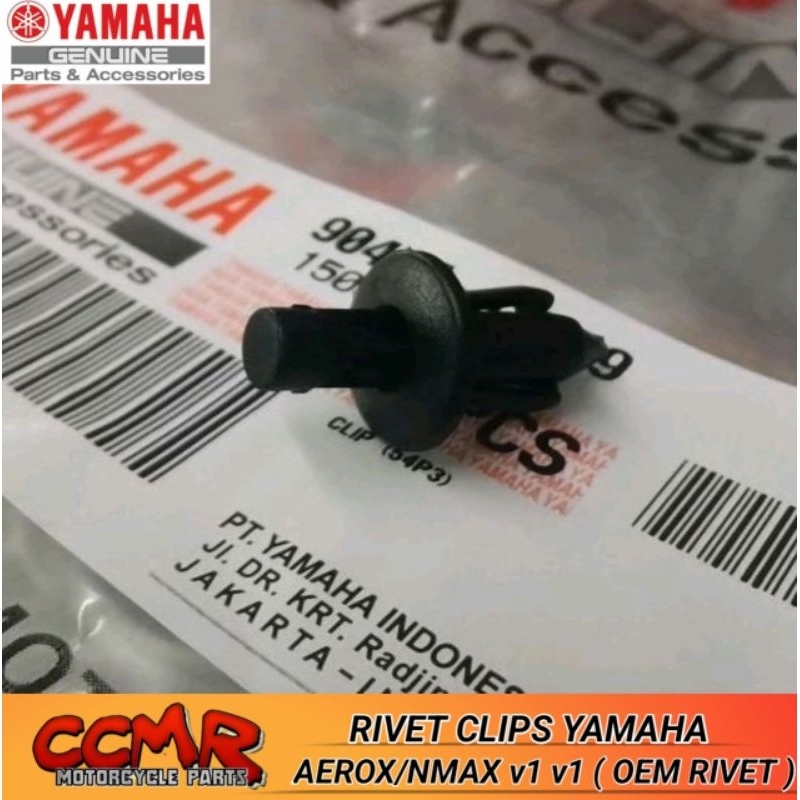 Rivet Clips Yamaha Aerox / Nmax v1 v2 (OEM RIVET) REPLACEMENT | Shopee ...