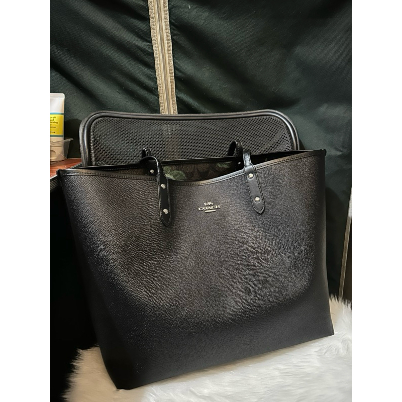 Coach reversible online tote