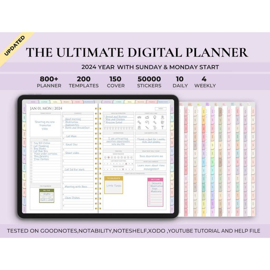 2025 Digital Planner, Digital Planner for iPad & Android, GoodNotes ...
