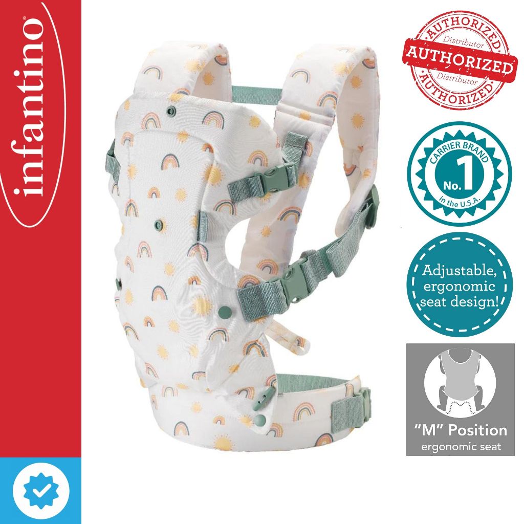 INFANTINO Flip 4in1 Convertible Carrier (Rainbow) Baby Weight Range