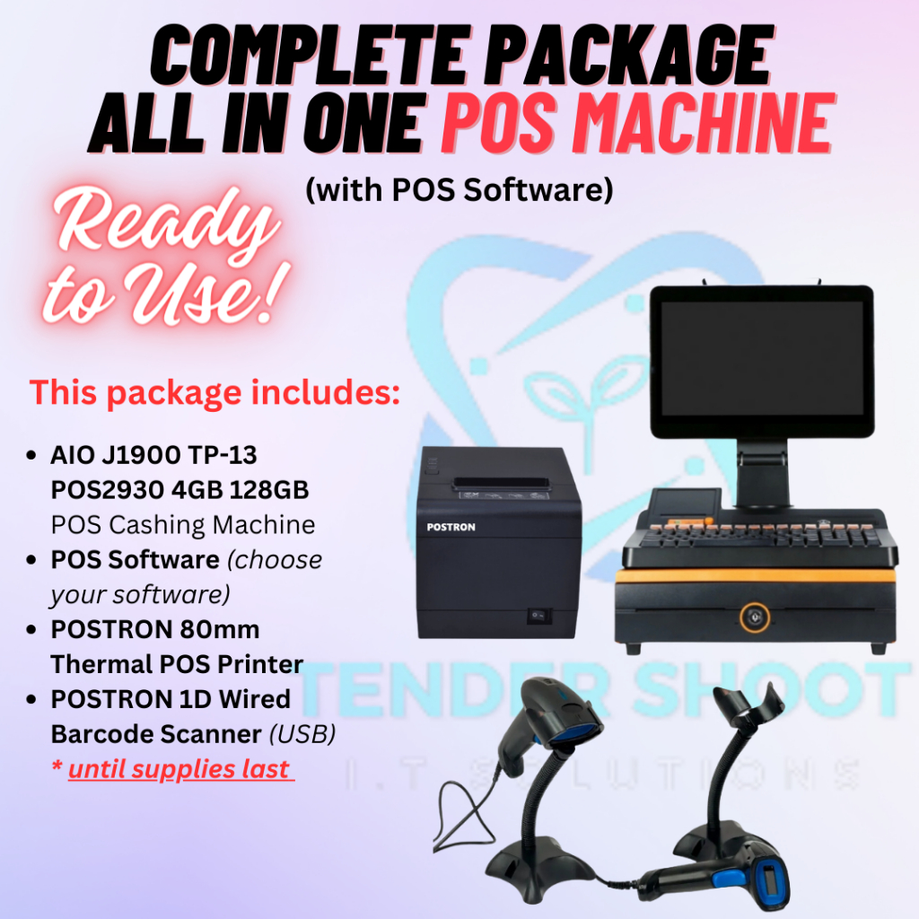 POSTRON AIO Intel i5 TP13-POS2930 8GB 256GB POS Cashing Machine Cash ...
