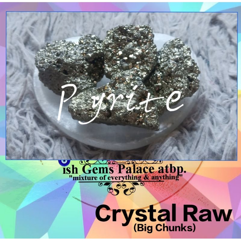 CRYSTAL RAW - Pyrite (Chunks) | Shopee Philippines