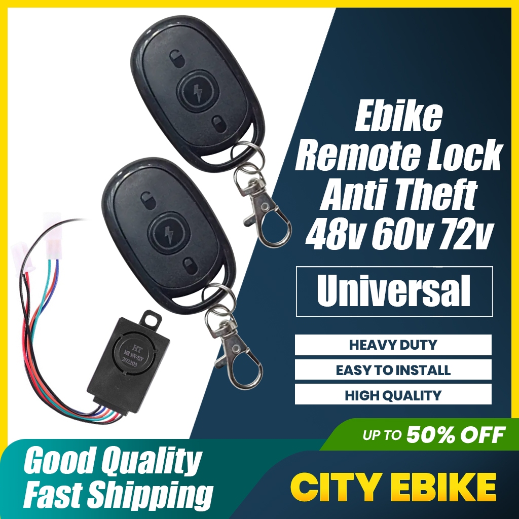 Electric Vehicle Alarm AntiTheft Bodyguard Device Remote Control Lock
