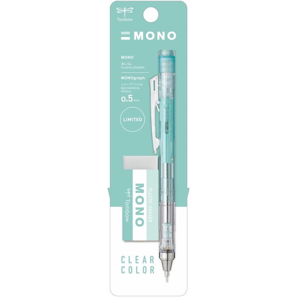 Tombow Mono Graph Monograph Clear Colors Mechanical Pencil 0.5mm ...