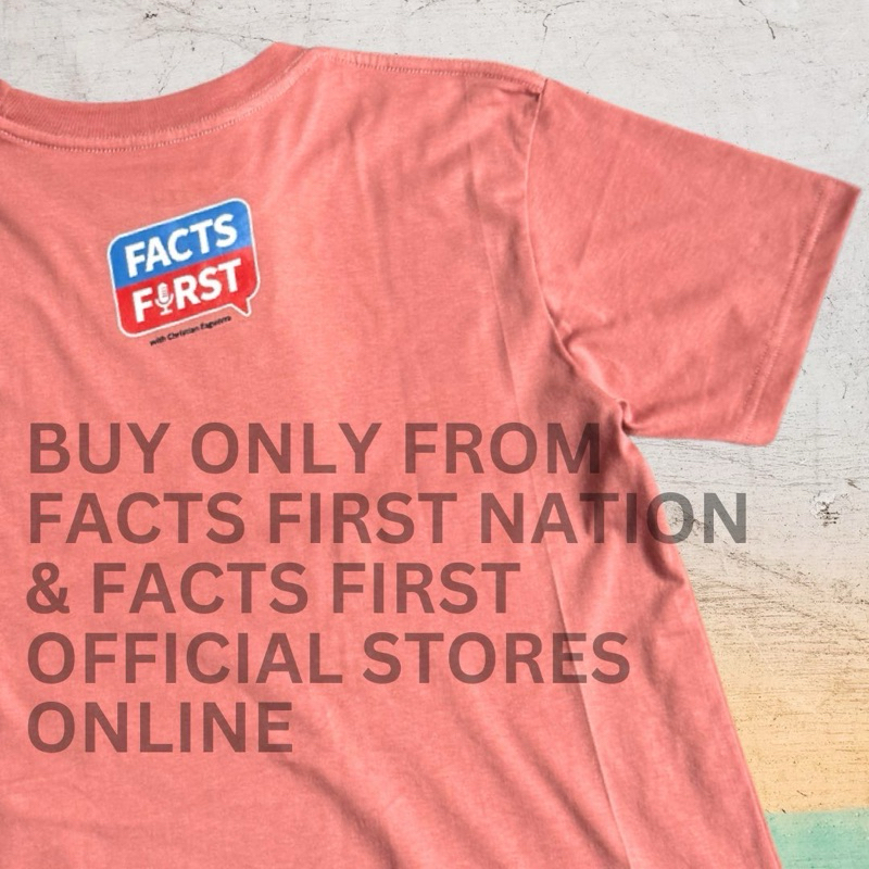 Facts First Shirt - “Facts Over Feelings”[Vintage Blush] | Shopee ...