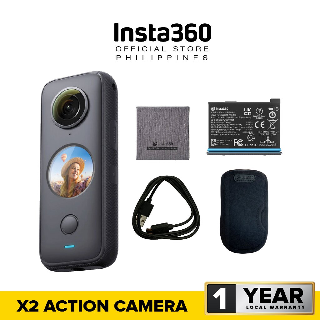 Insta360 ONE X2 Waterproof Pocket 360 Action Camera with 5.7K Video
