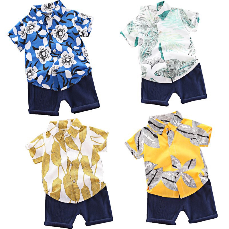 Baby Steps Clothes Terno for Kids Boy Polo Shirt Shorts Suit Set Baby ...