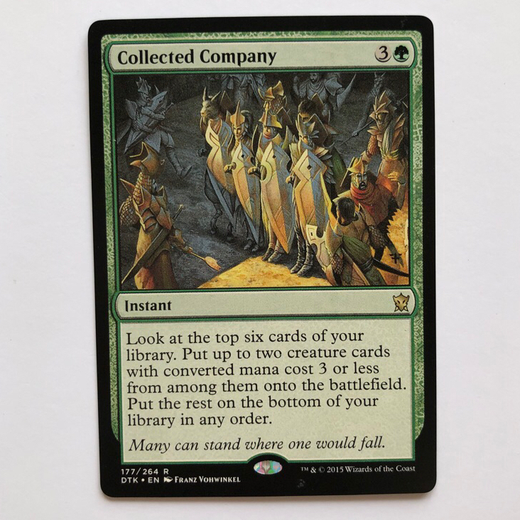 MTG Proxy Playtest Card - Collected Company (DTK) | Shopee Philippines