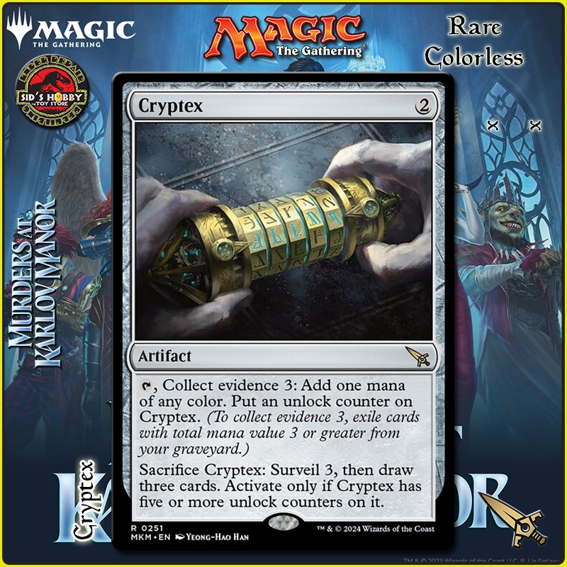 Cryptex x x Murders at Karlov Manor Colorless Rare MKM MTG | Shopee ...