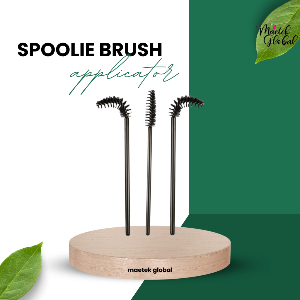 Spoolie Brush Eyelash and Eyebrow Mini Wand Applicator (SOLD PER PIECE ...