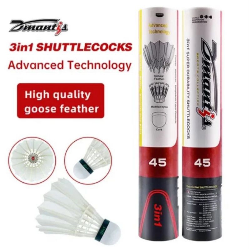 Original Shuttlecock Dmantis D45 , TCX 5000, XP2 silver | Shopee ...