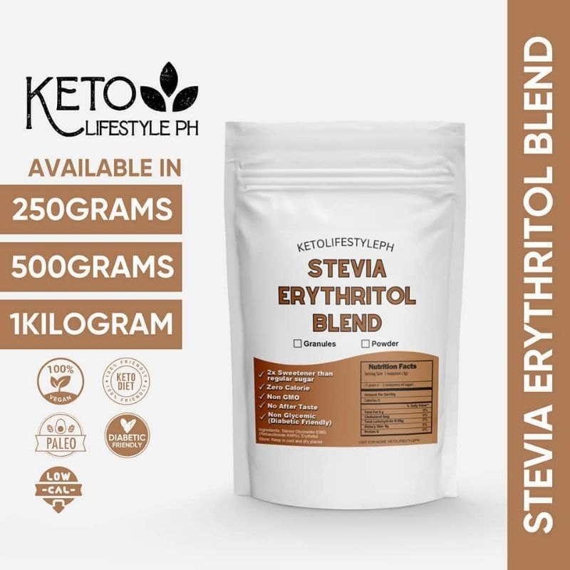 Stevia w/ Erythritol Blend Granules (LowCarb/LowCalorie/Diabetic
