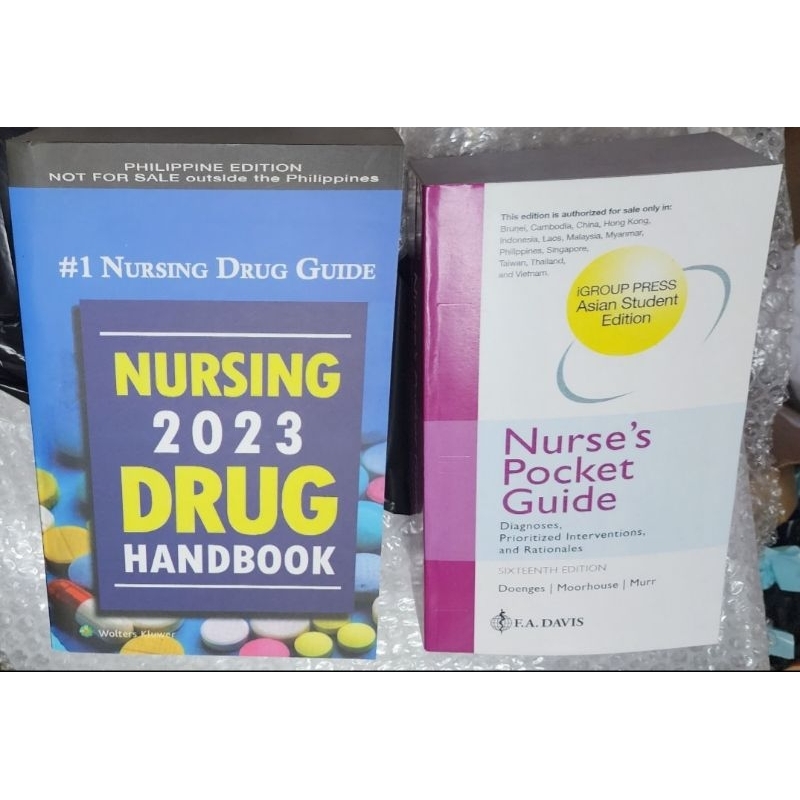 Nursing Drug Handbook 2023@Nursing Pocket Guide 16th Edition | Shopee ...