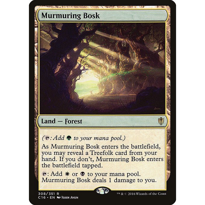 Murmuring Bosk - Colorless Land - Rare | Shopee Philippines