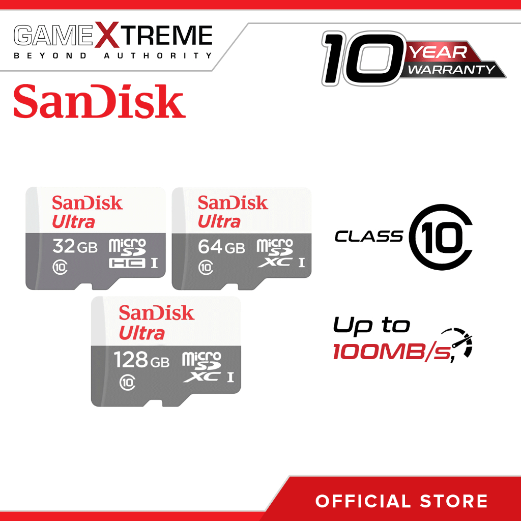 Sandisk Ultra Microsd Uhs I Card Sdsqunr Shopee Philippines