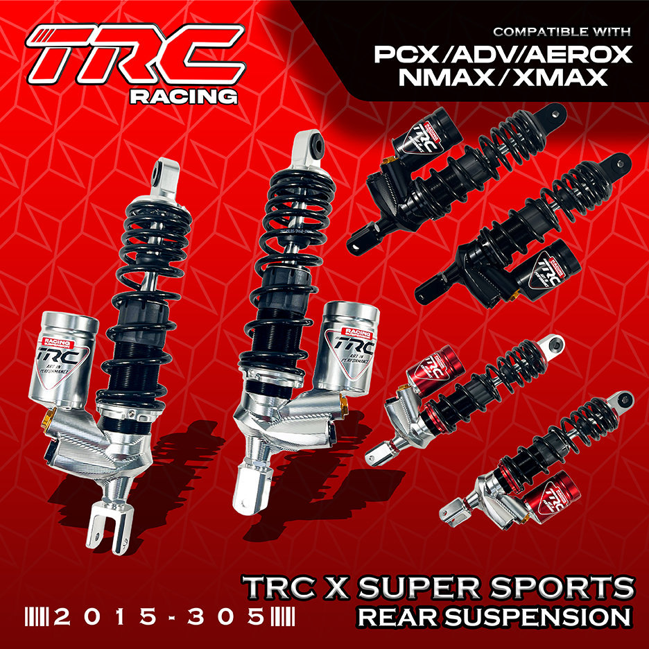 TRC Racing Shock Absorber Suspension X SUPER SPORTS 305mm NMAX/AEROX ...