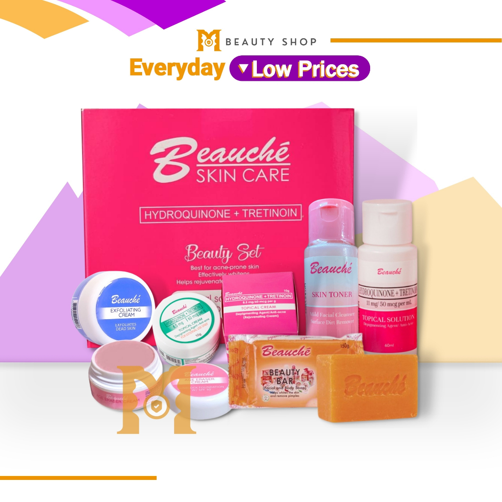Beauche Skin Care Beauty Set (6 in 1 Complete Set) Shopee Philippines