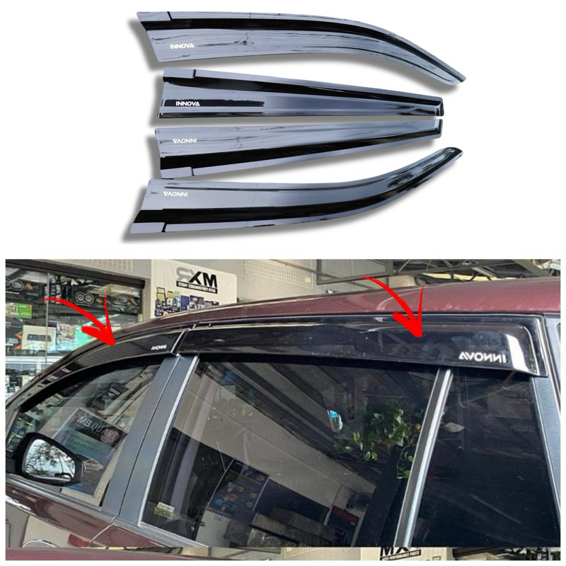 Rain visor innova discount