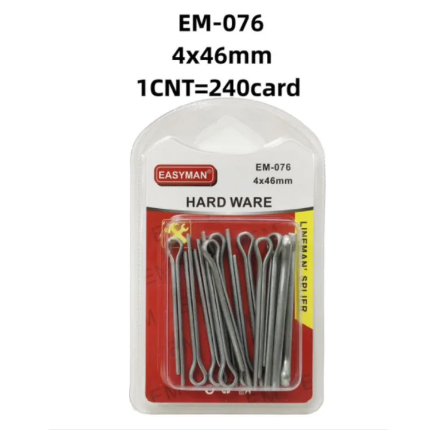 Kit Assortito 150 Pezzi Coppiglie E Clip Di Ritenzione Amtech S6225 - Metriche