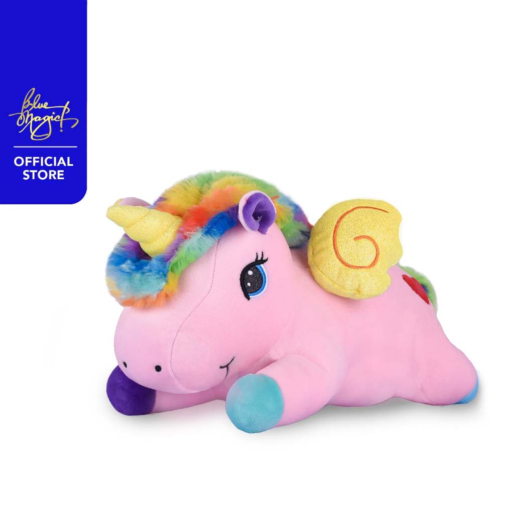 Blue Magic Bubbles Unicorn Stuffed Toy Shopee Philippines