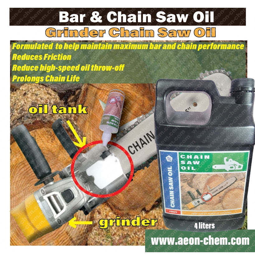 Chain Saw Oil, Bar Oil, Grinder Chain Saw Oil 4 liters Shopee