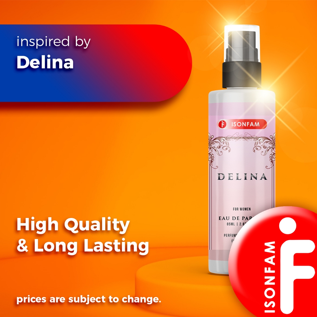 DELINA Perfume Inspired Scent 85ml Bottle Oilbase LongLasting Shopee
