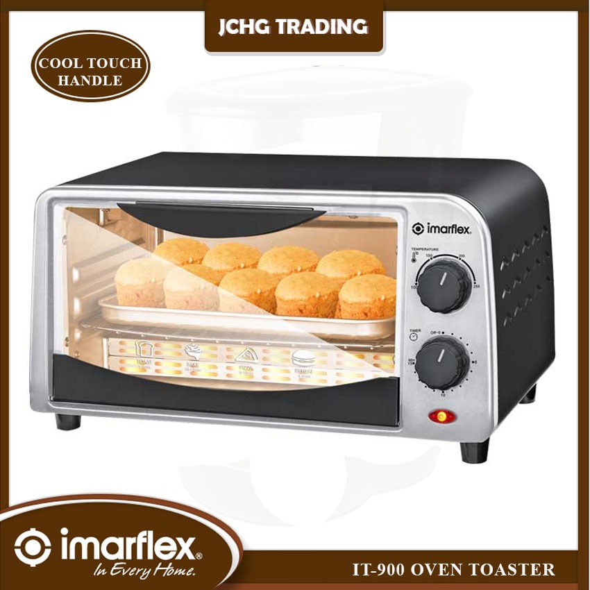 Imarflex IT900 Oven Toaster 9L Capacity 15min Timer with Variable Temp