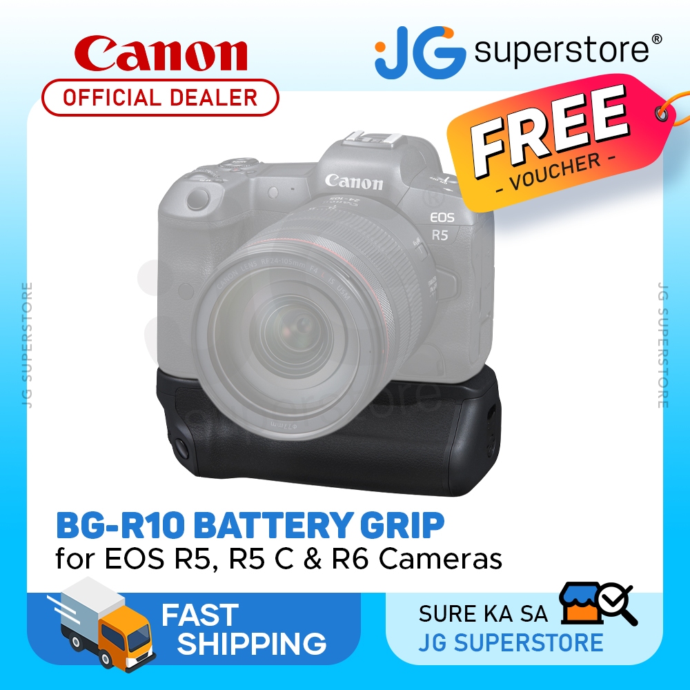 Canon BGR10 Battery Grip for EOS R5 C, R6 Mirrorless Camera with