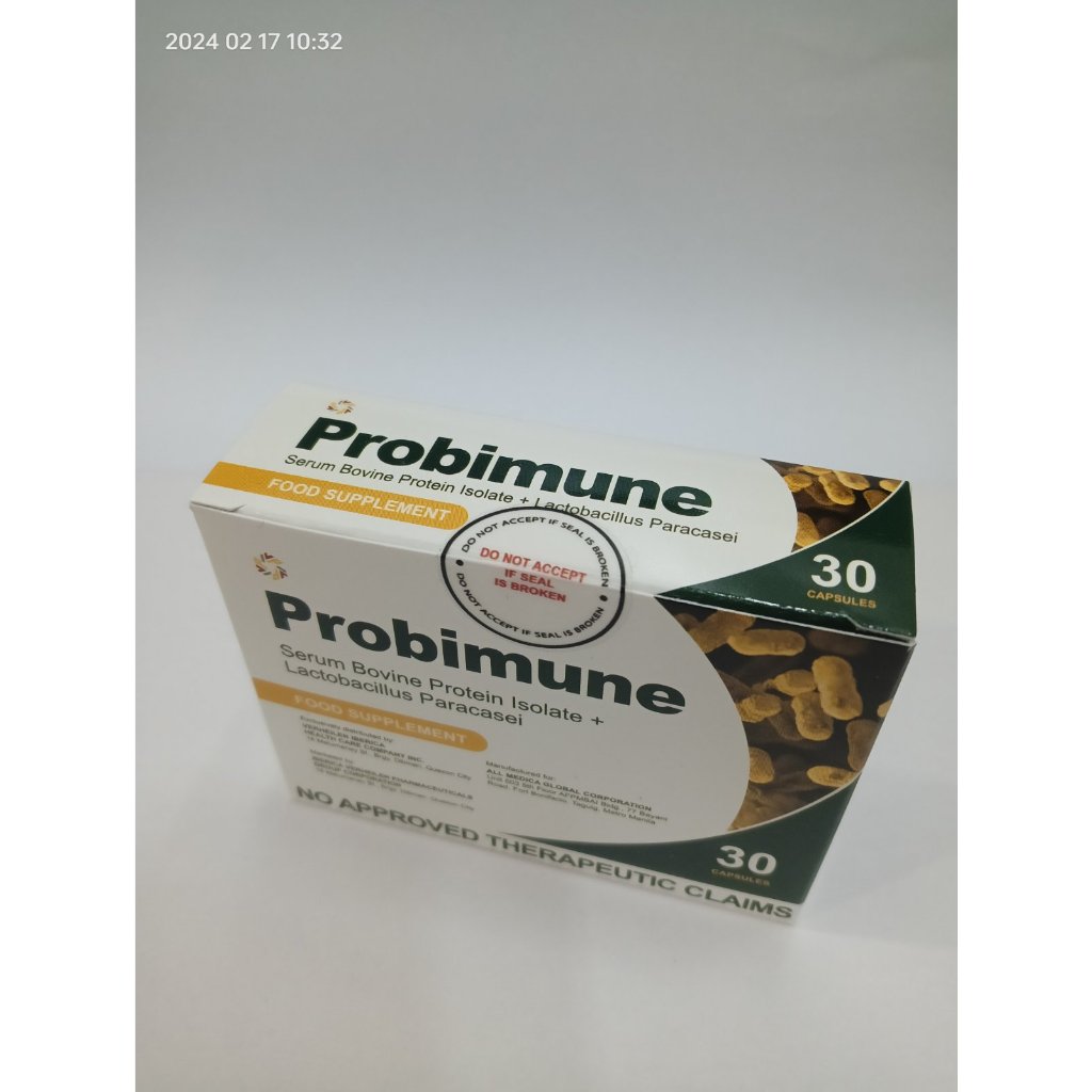 Probimune Capsule (SERUM BOVINE PROTEIN ISOLATE + LACTOBACILLUS ...