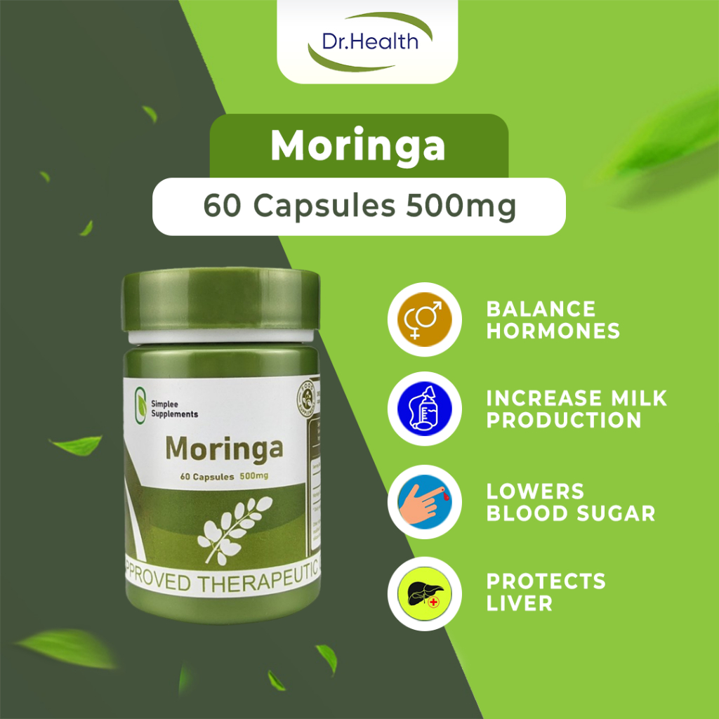 Simplee Moringa/Malungay Capsule Supplement | Shopee Philippines