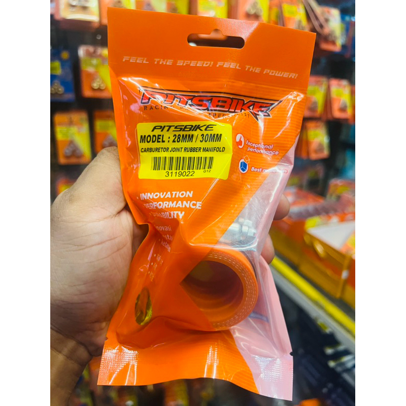 Pitsbike Carburetor Joint Rubber Manifold with clip 28mm 30mm (with ply