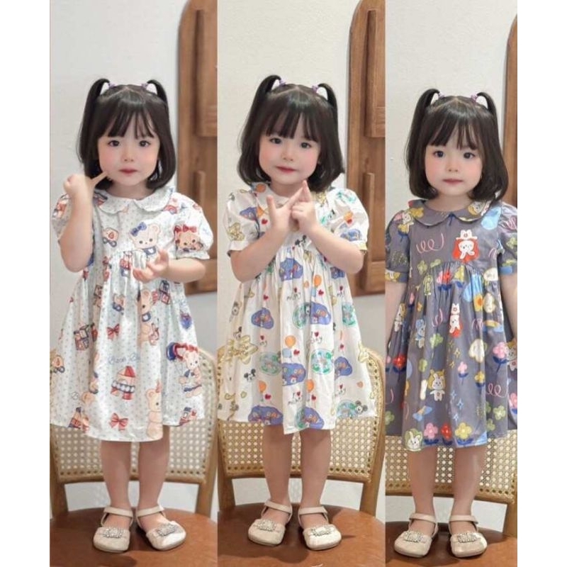 Elegant Explorer: Collared Mozi Kids Dress Baby Dress OOTD Princess ...