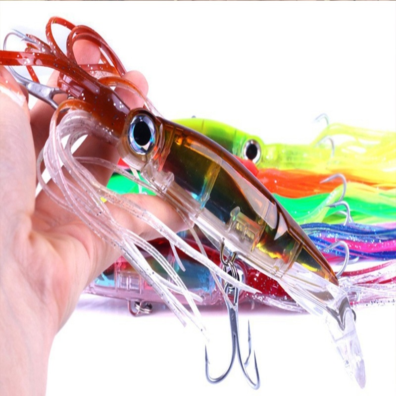 14cm/40g Luya beard bait for sea fishing octopus bait, long-range squid  bait, tuna bait