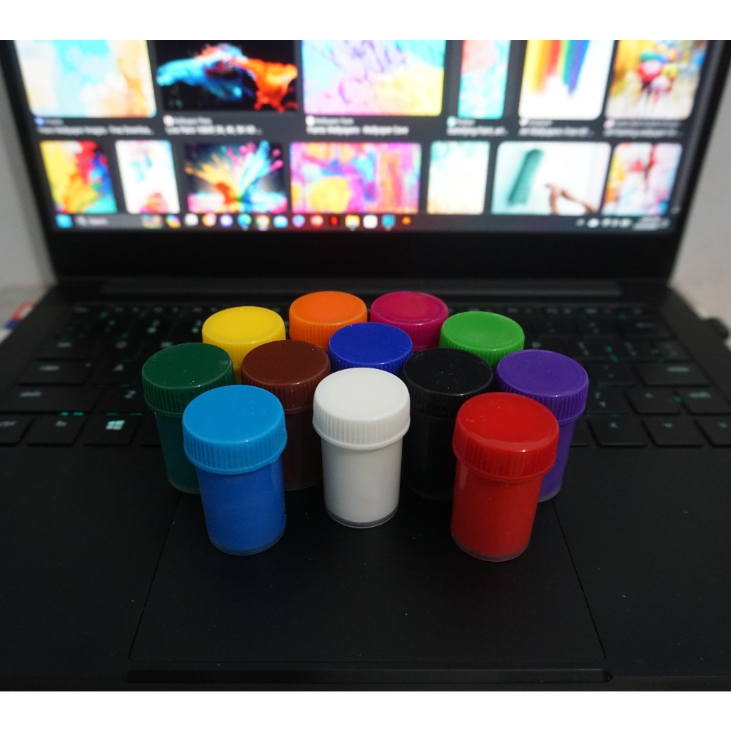 RAMBO Acrylic Paints | Poster Paints | 10 ML | 12 Colors | Shopee ...