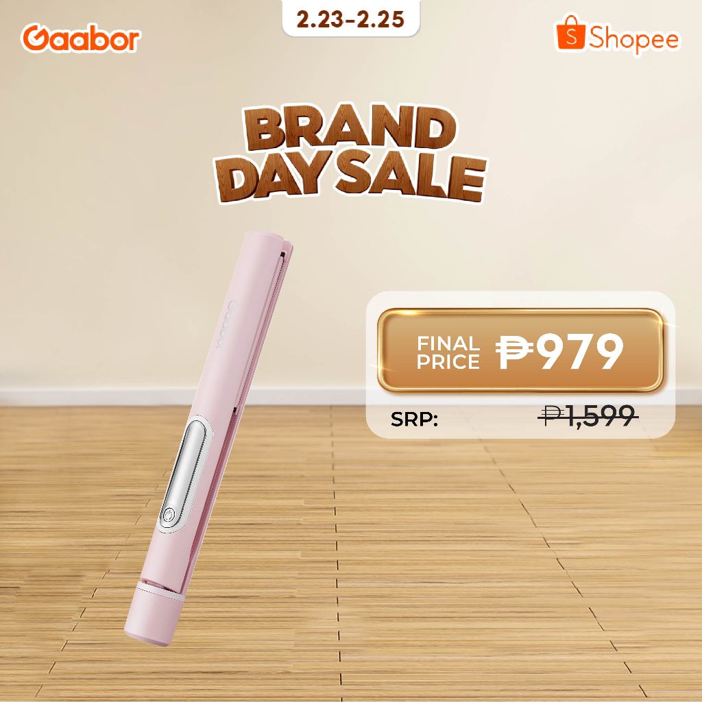 Hair iron outlet shopee