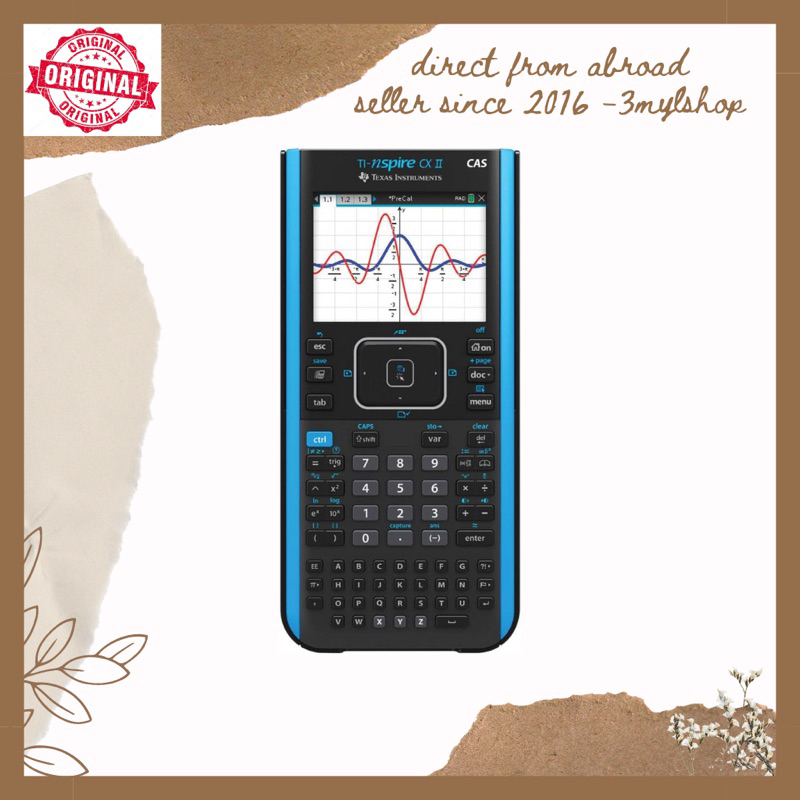 Texas Instruments TINspire CX II CAS Color Graphing Calculator with