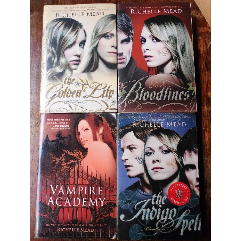 Richelle Mead Book Bundle: The Golden Lily • Bloodlines • Vampire ...