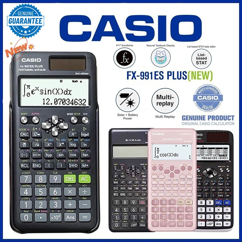 Casio scientific calculator fx 991es online plus