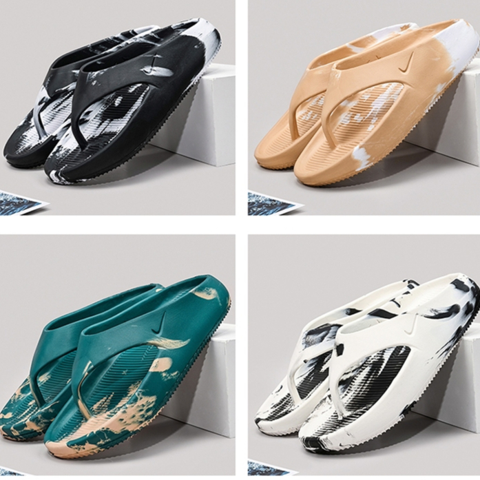 mens nike tie dye slides