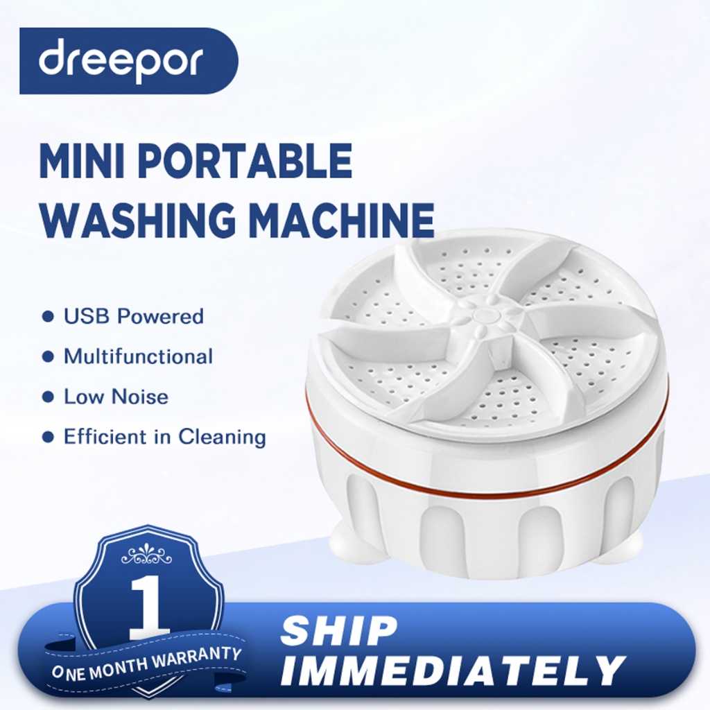 Mini Portable Washing Machine Multifunctional Ultrasonic Turbine