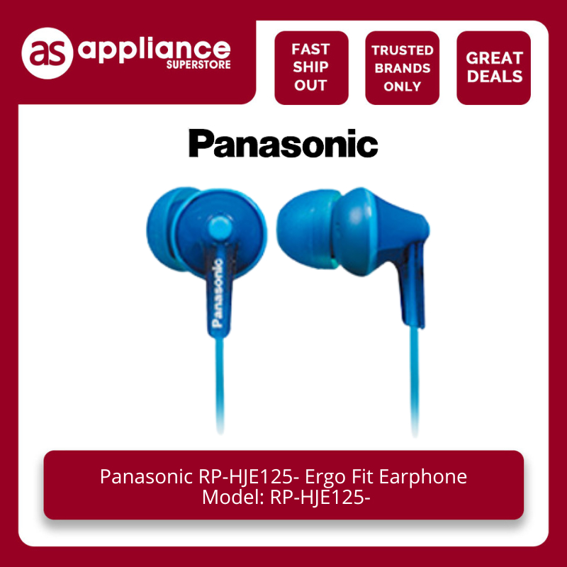 Panasonic RP-HJE125- Ergo Fit Earphone | Shopee Philippines