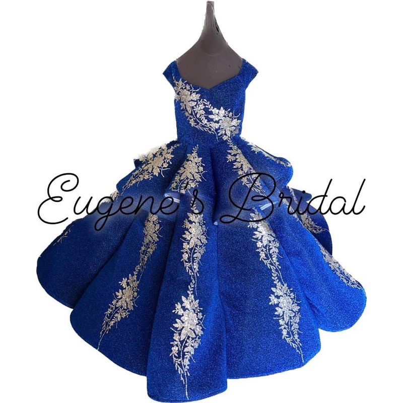 Blue gown for 7th birthday deals