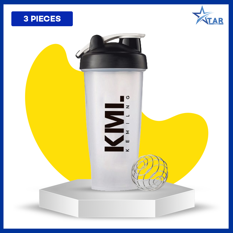 KEMILNG Protein Powder Shaker Blending Cup Gym Handle Sports Water