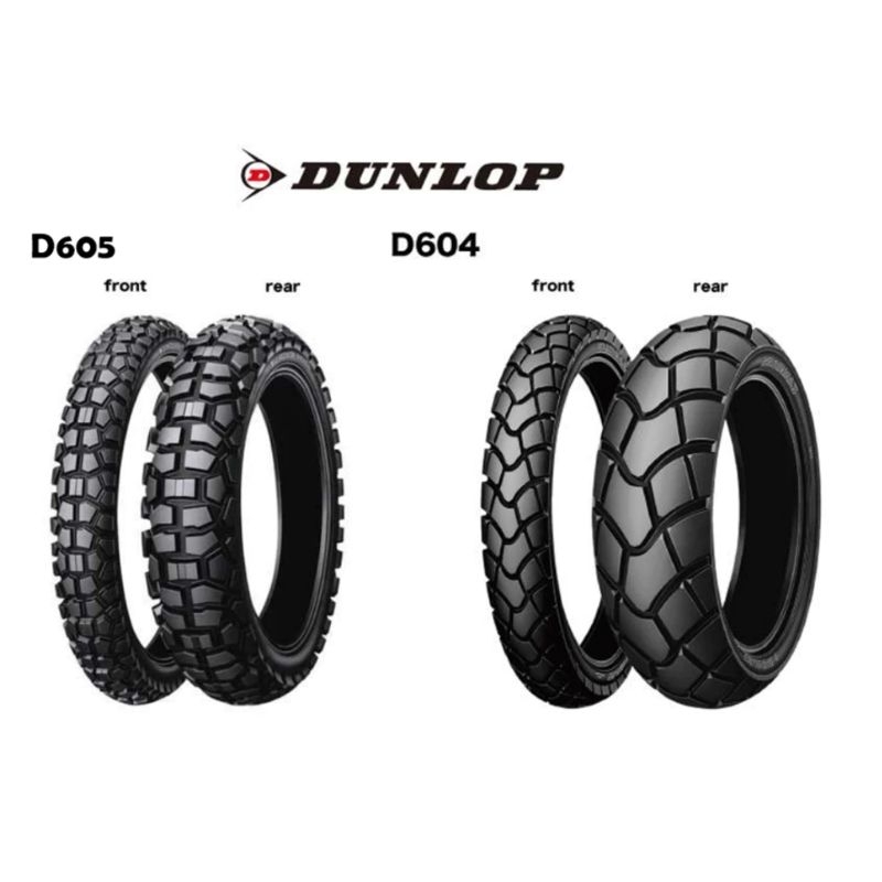DUNLOP D605 D604 FOR CRF150, CRF250, XR200, WR155, XTZ125 Shopee