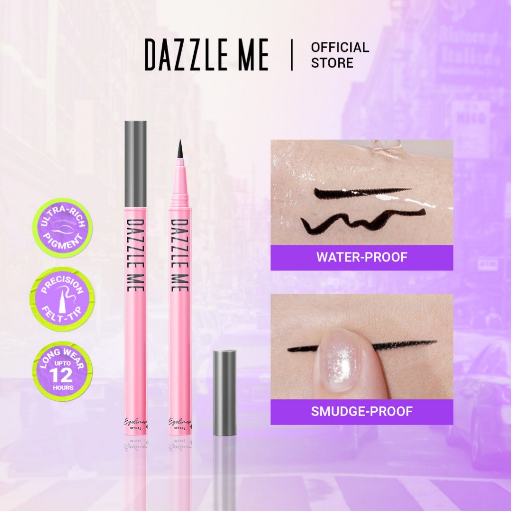 DAZZLE ME Hold On Ultra Slim Eyeliner Pen Long Lasting Pigmented