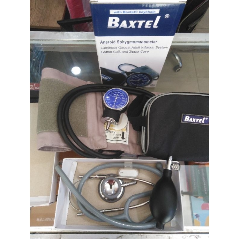 BAXTEL BP Aneroid sphygmomanometer with stethoscope Shopee Philippines